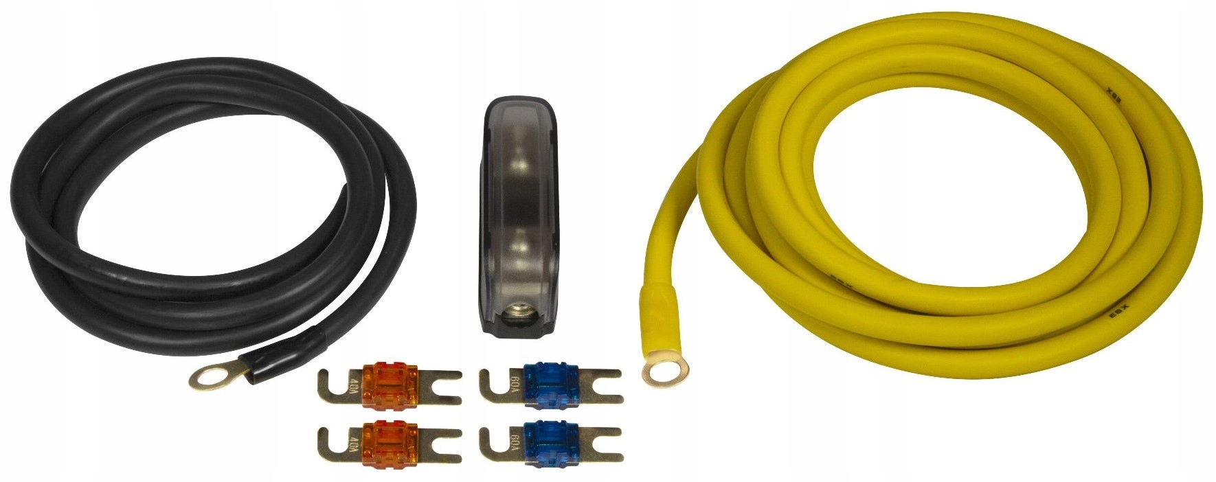 Napájecí Kabely pro Zesilovač 10 mm2 Měď Ofc Esx DWK10