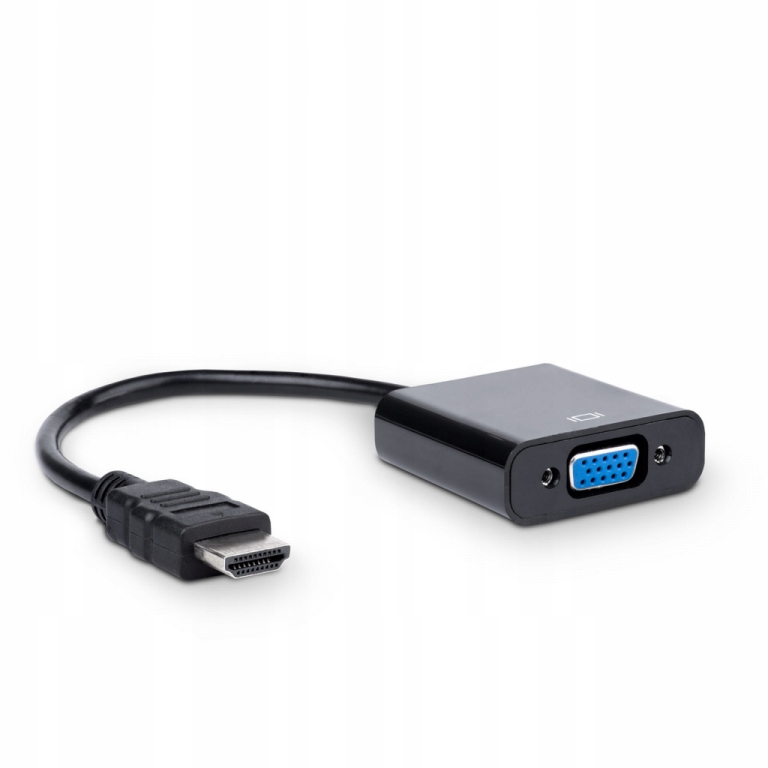 ADAPTER PRZEJŚCIÓWKA KONWERTER Z HDMI DO VGA DSUB