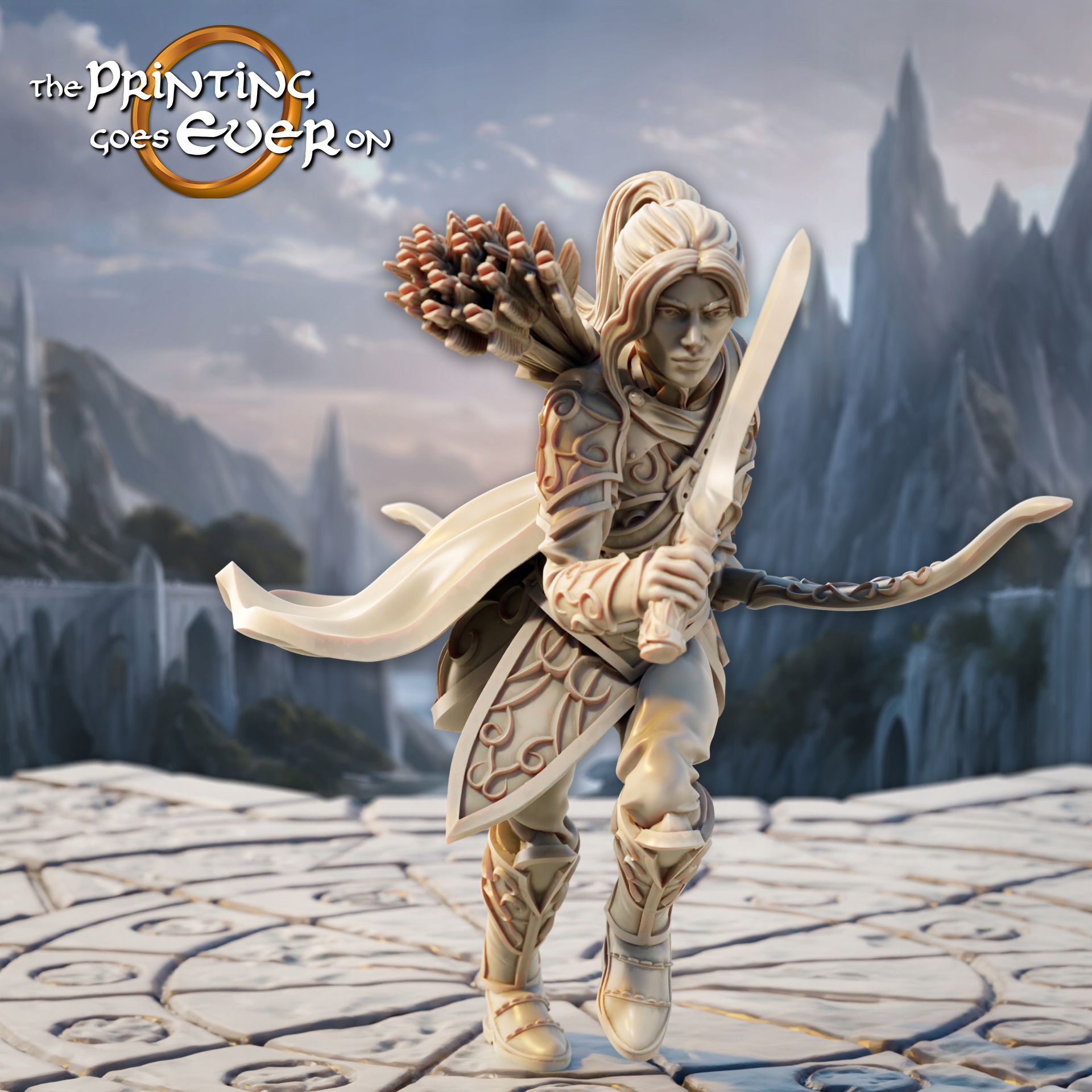 Elven Costal Ranger C The Printing Goes Ever On