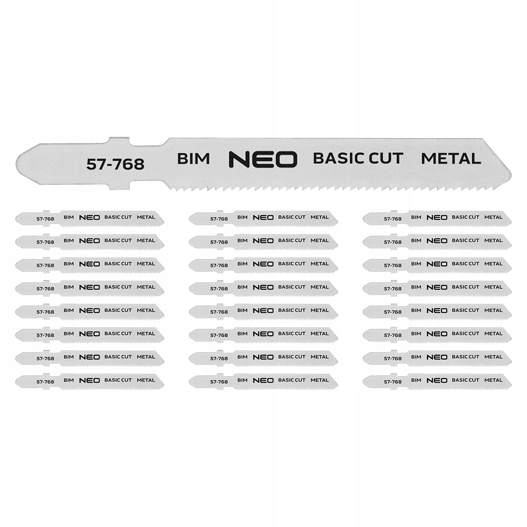 Pilový List pro přímočaré pily Neo Tools 57-768-25 25 Ks. 21TPI