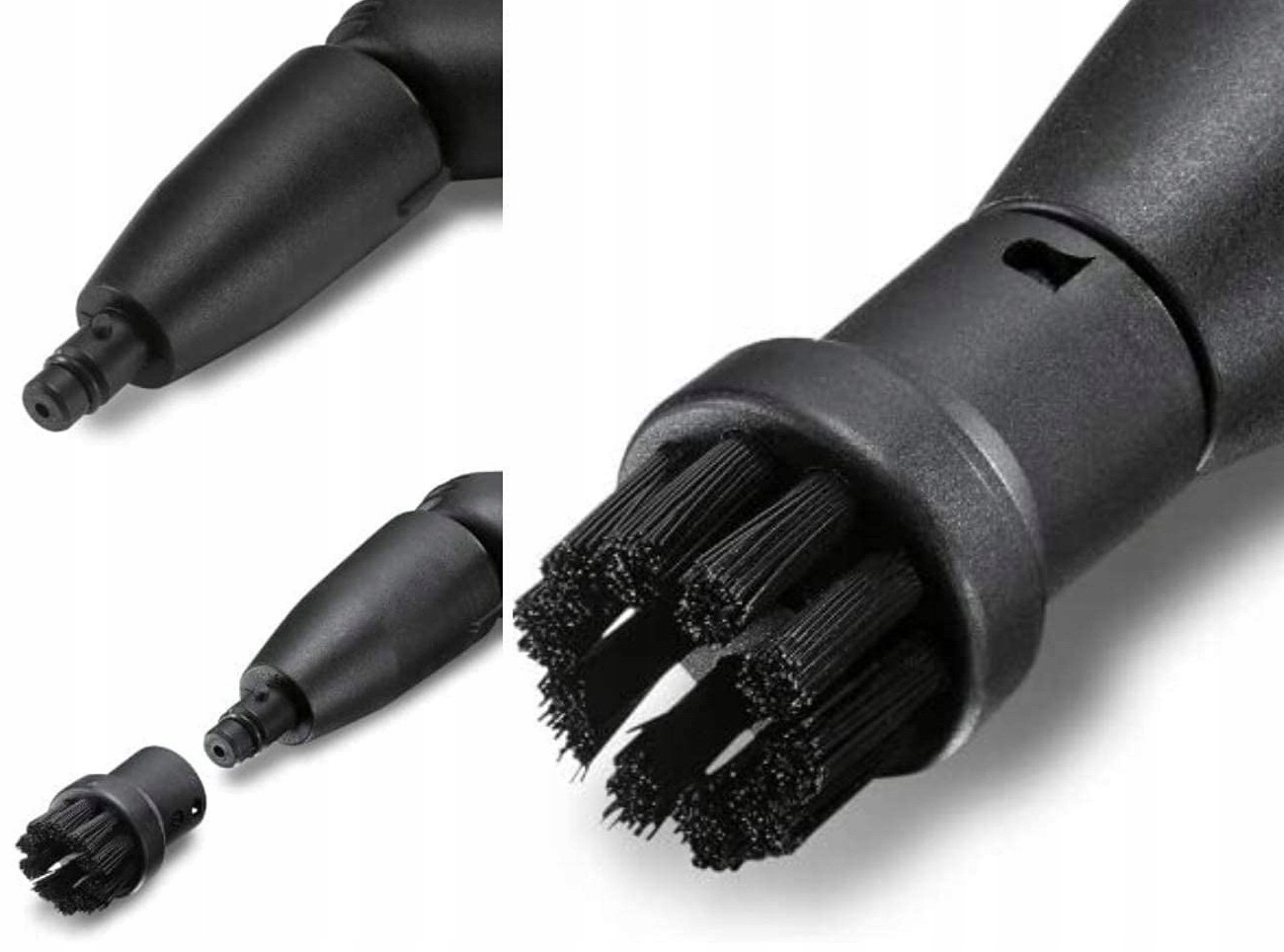 2x SZCZOTKI OKRĄGŁE do PAROWNICY KARCHER SC1 SC2 SC3 SC4 SC5 KOŃCÓWKA ZAPAS Kod producenta szczotka do Karcher SC 1 2 3 4 5 MOSIĘŻNA