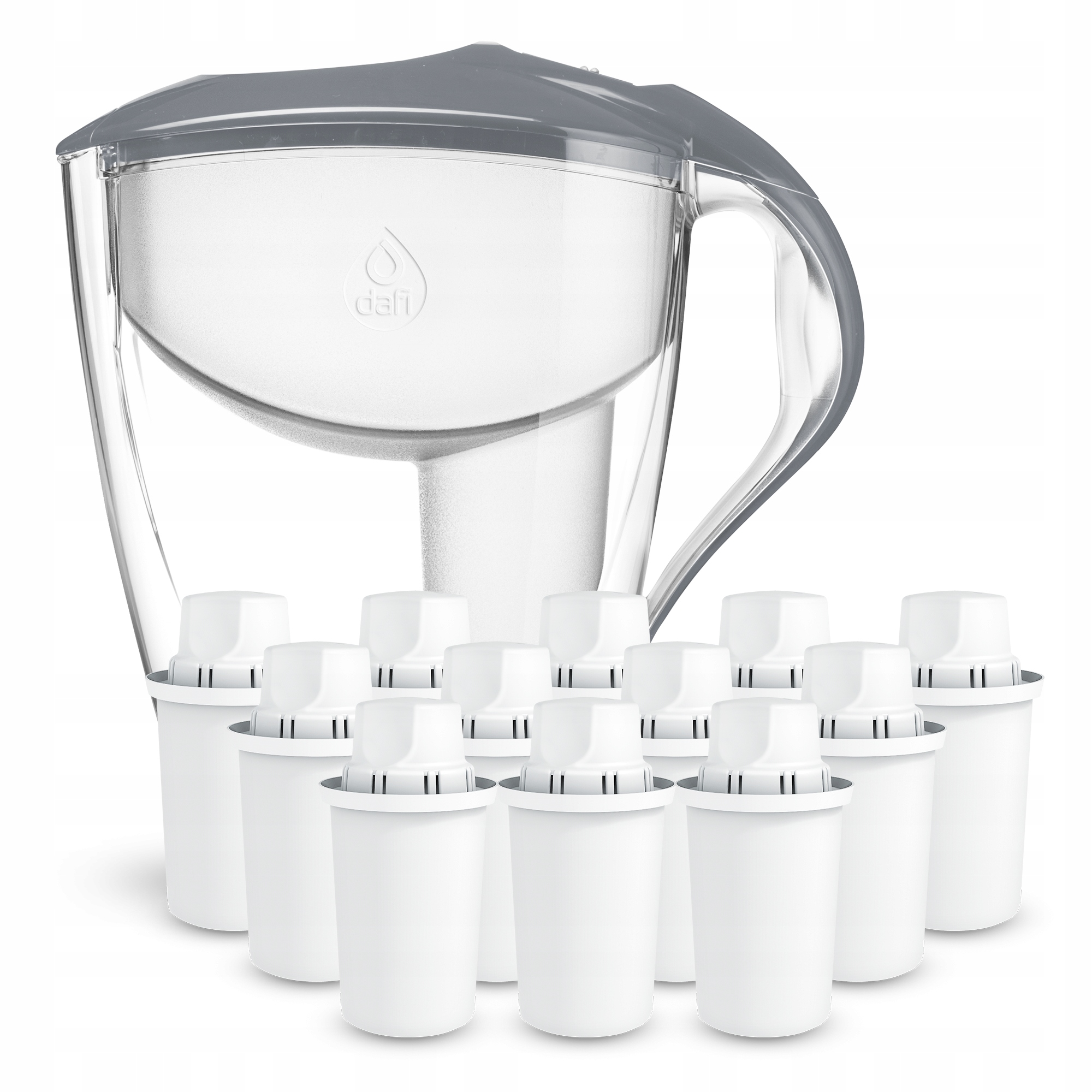 Dzbanek Dafi Astra stalowy 3l 12 wkładów Classic