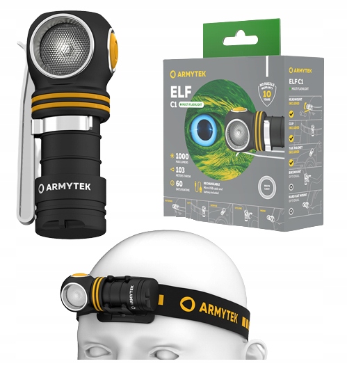 Налобний ліхтар 5в1 Armytek ELF C1 White