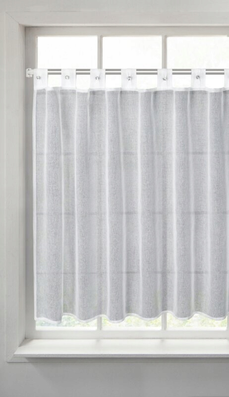 

Firana gotowa na szelkach 150x90 cm biały
