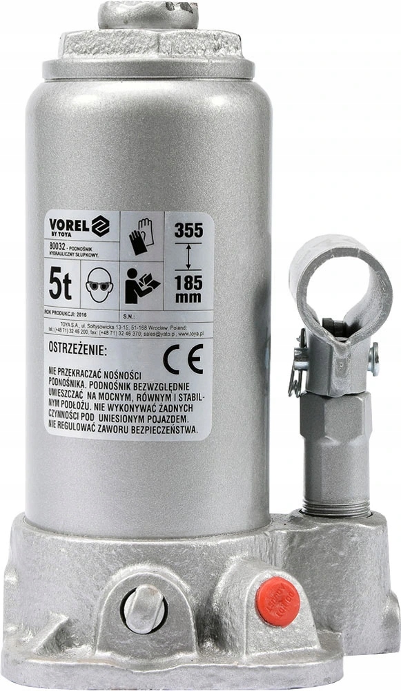 Zdvihák hydraulický, max. 5000kg, zdvih 185-355mm