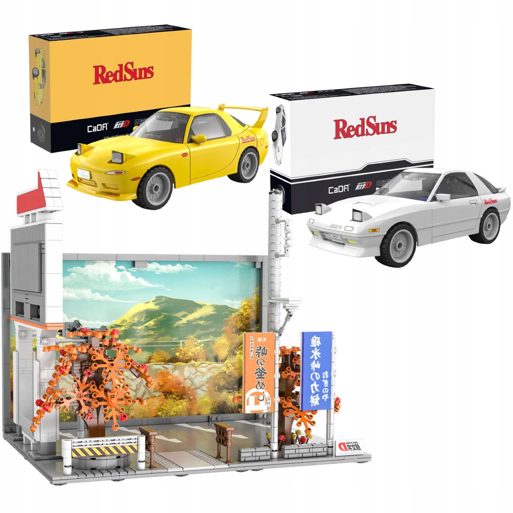 КОЛОДКИ КАДА ПАРКОВКА MAZDA RX-7 USUI TOUGE LED+АВТО INTIAL D 1041 EL.