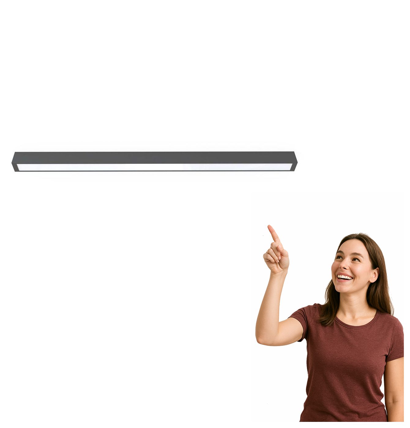 Stropné svietidlo Straight Led 120 Nowodvorski