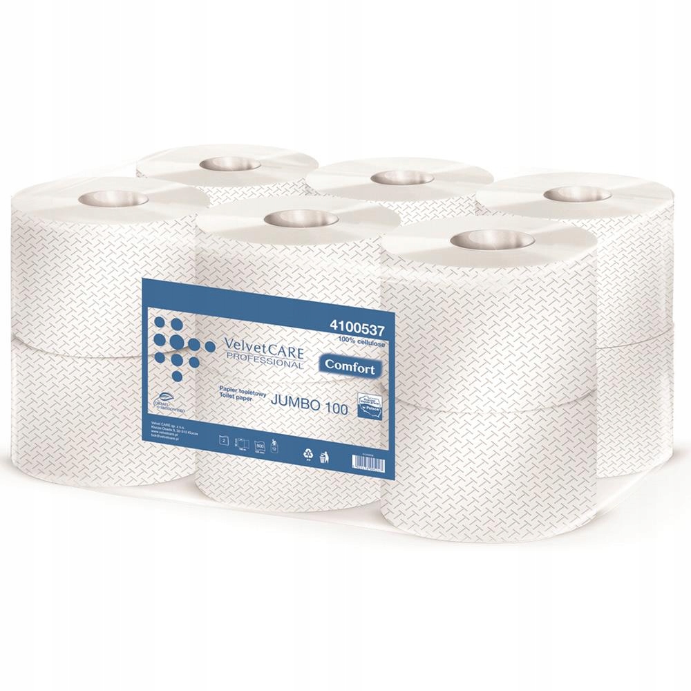 

Papier toaletowy 12 rolek VelvetCare Jumbo