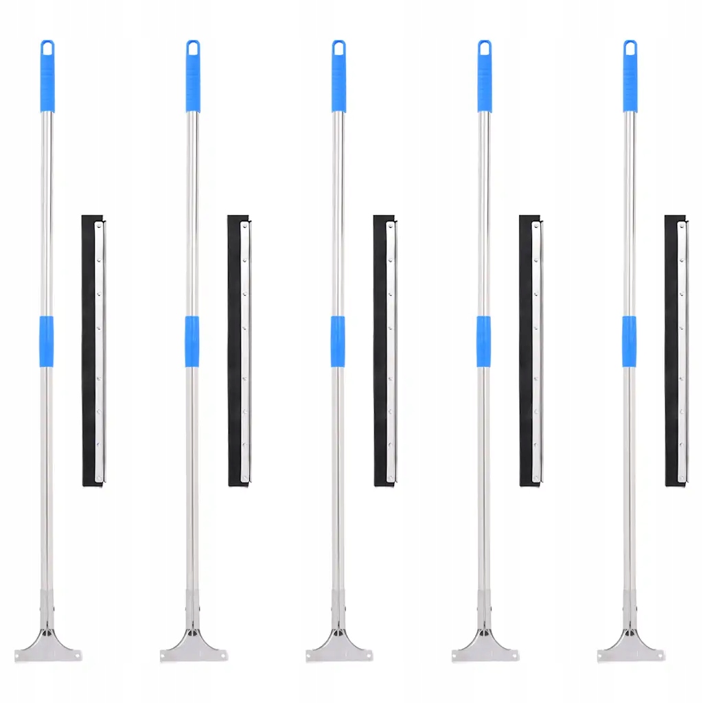 Levně Podlahová stěrka na vodu 55 x 119,5 cm stříbrno-modrá