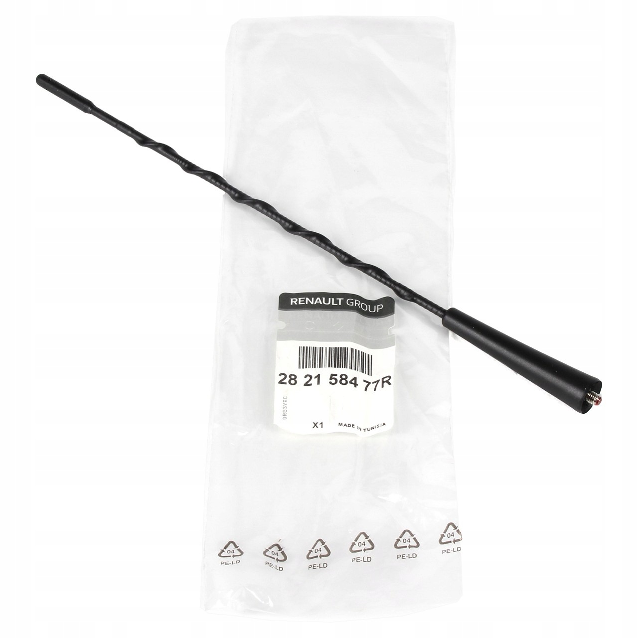 Bat Antena Dachowa Renault Dacia Nissan Opel 30CM Gwint 5MM 282158477R Oe