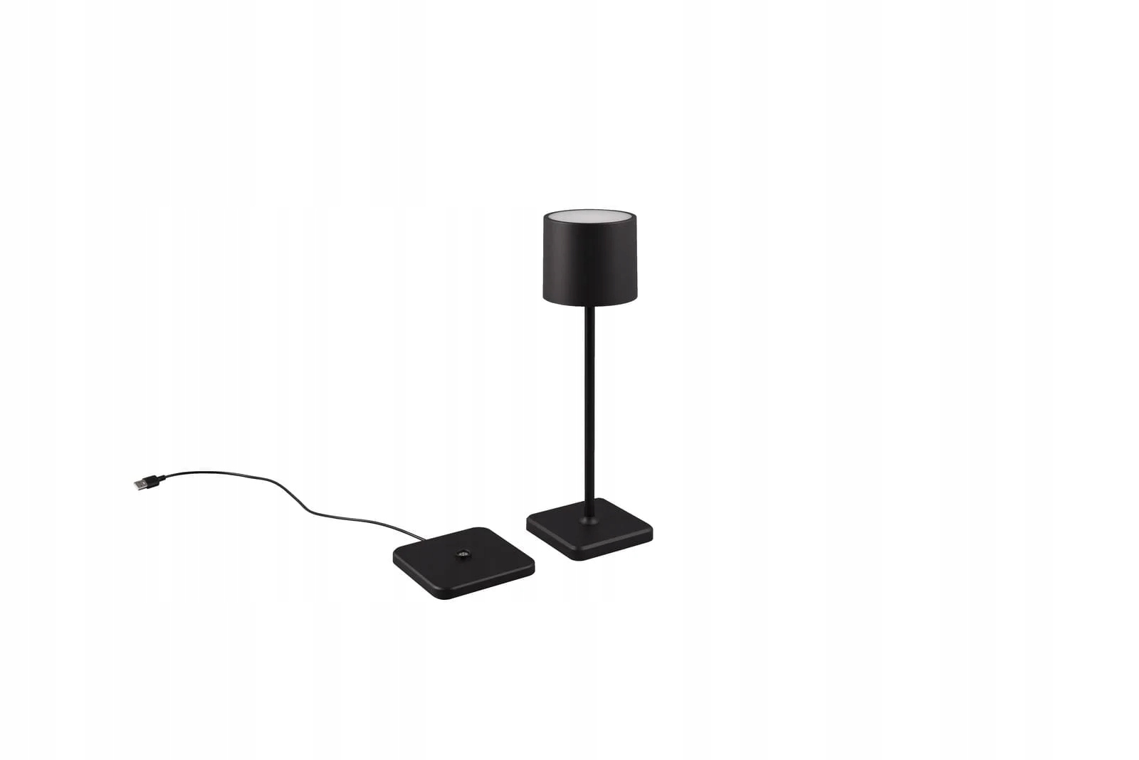 Venkovní přenosná akumulátorová stolní Led lampa černá, změna barev Rl