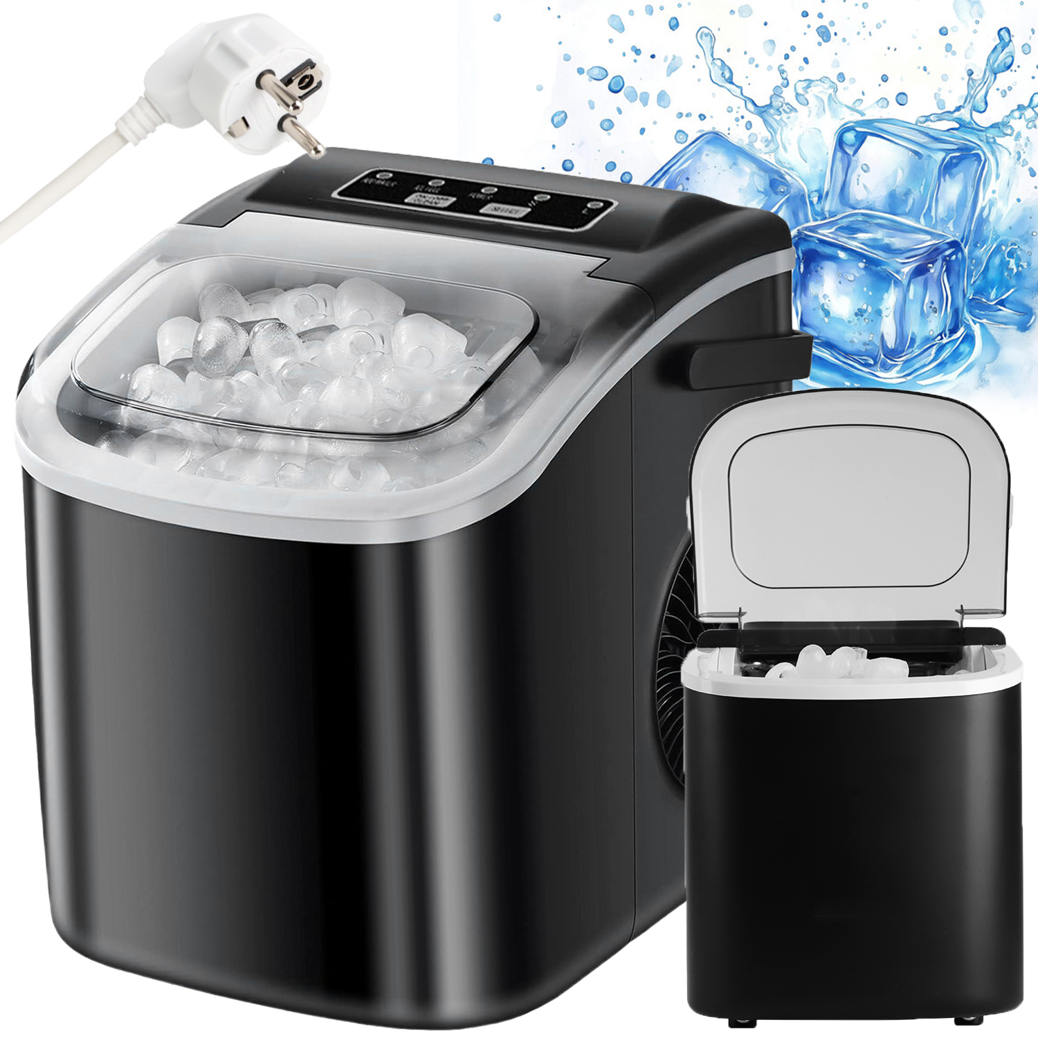 Výrobník Ledu 12 Kg Domácí Tichý Stroj Na Expresní Led