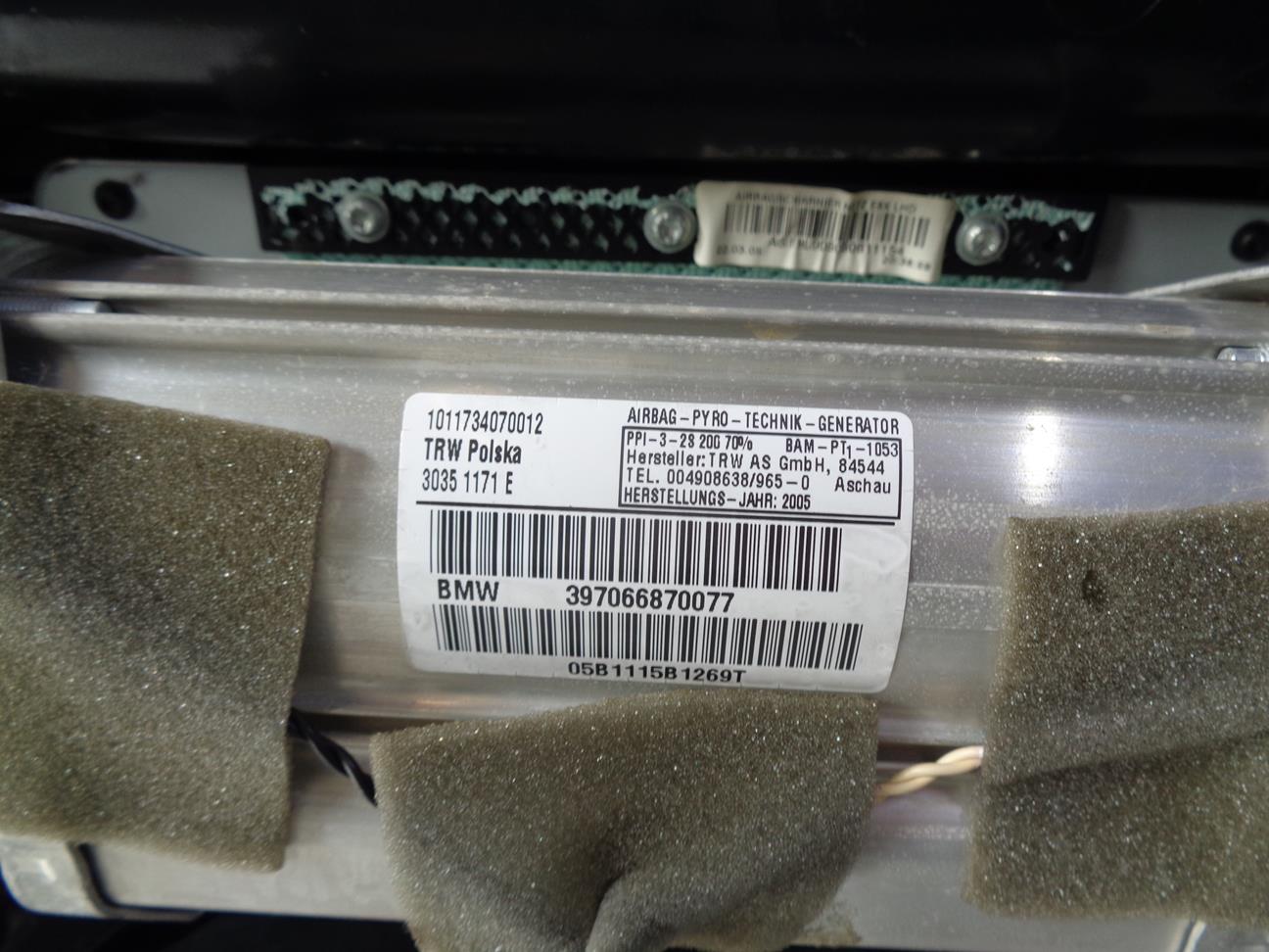 торпеда консоль подушки безопасности BMW 1 E87 E81 04- европа