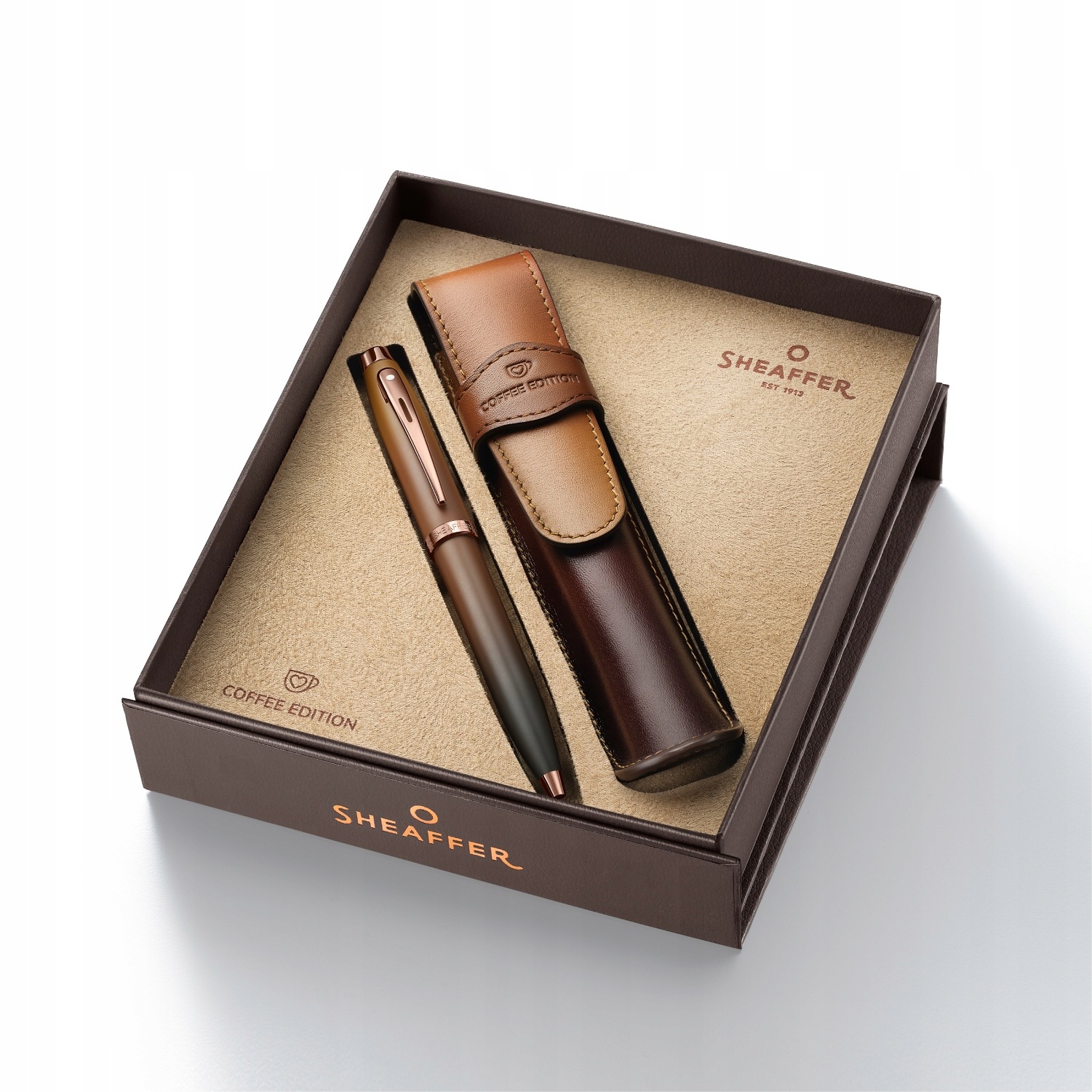 Zestaw Sheaffer 100 Coffee Edition długopis etui