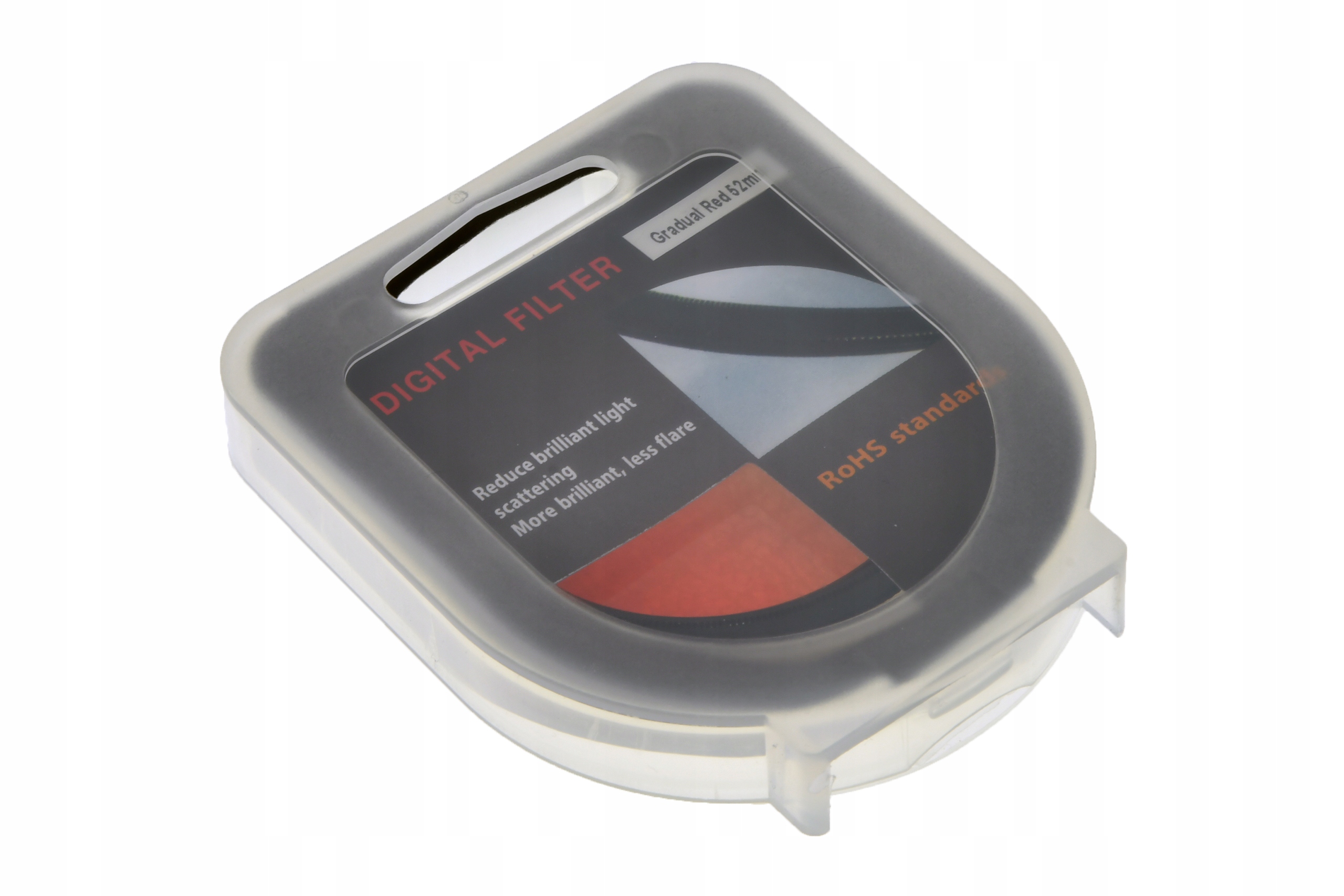 Filtr połówkowy 52mm Czerwony Model inny