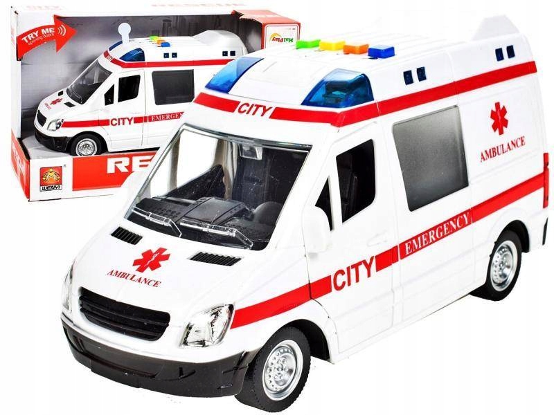 

Karetka Ambulans z Dźwiękiem I Światłem 1:16 Napęd