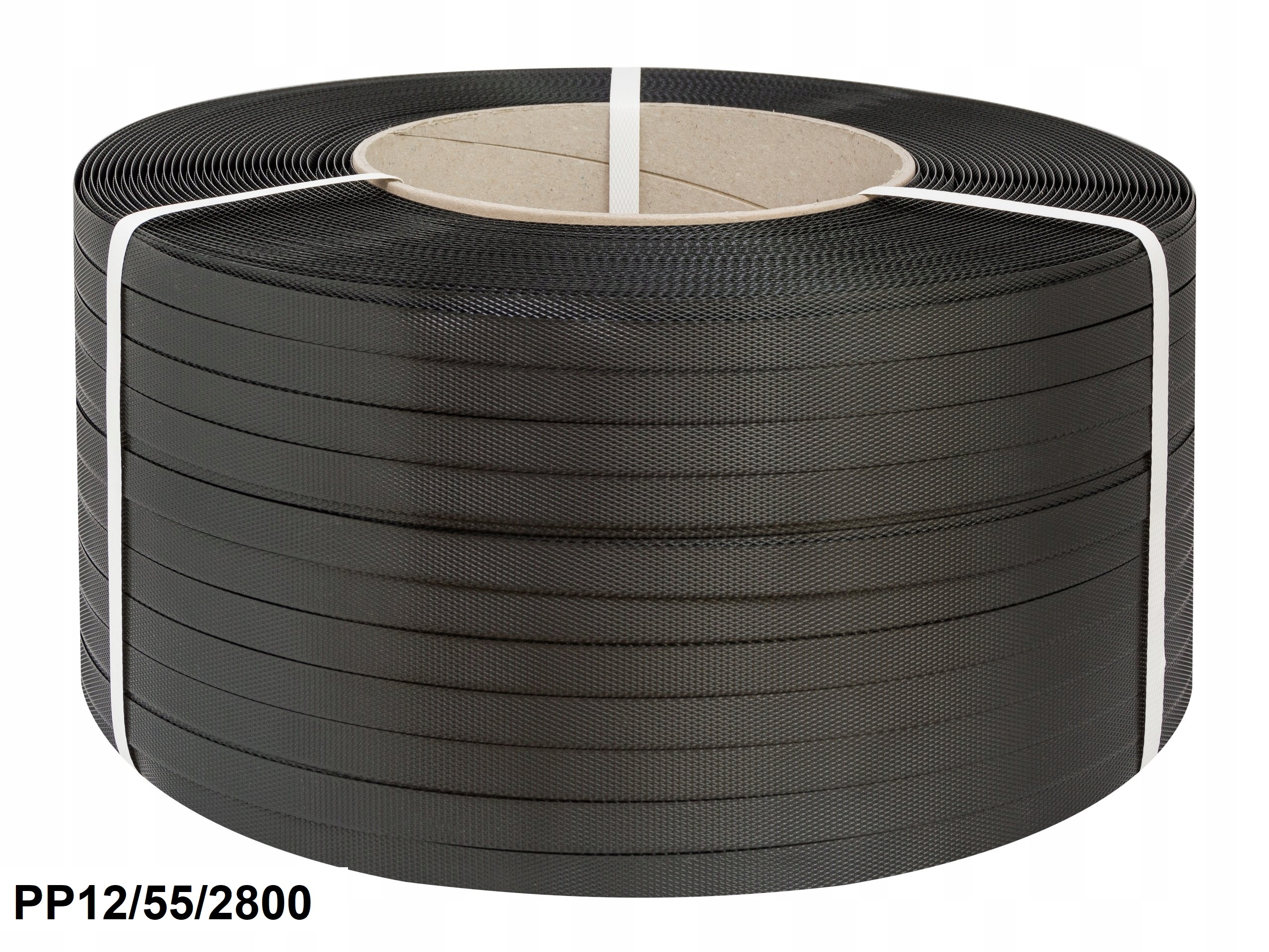 12 MM 2800 M Lepicí Páska Pro Spojování Balíkových Palet, Obvazová Páska Černá