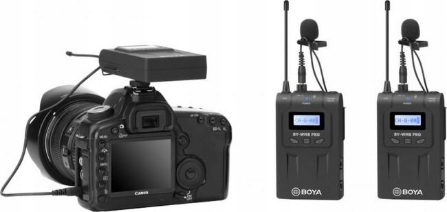 Boya uhf wireless microphone -2 tx+1 rx Marka BOYA