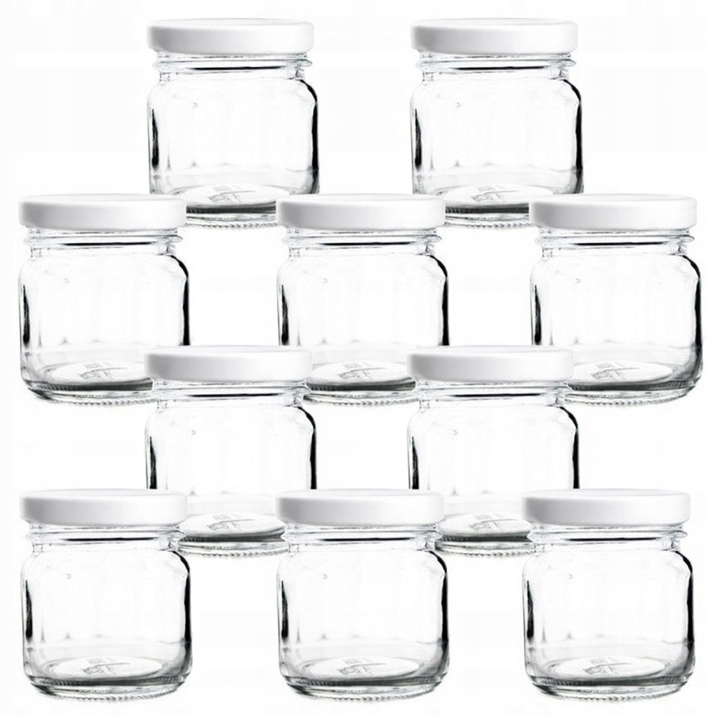 Skleněné dózy 40 ml x 100. Křest, svatba, džem, med, dezerty. Diy!