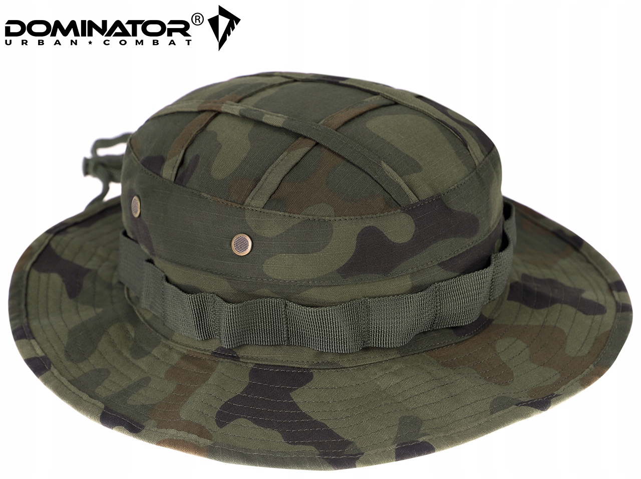 Kapelusz Wojskowy DOMINATOR BOONIE Rip-Stop z regulacją PL Moro wz.93 L/XL Rozmiar (obwód głowy w cm) 62