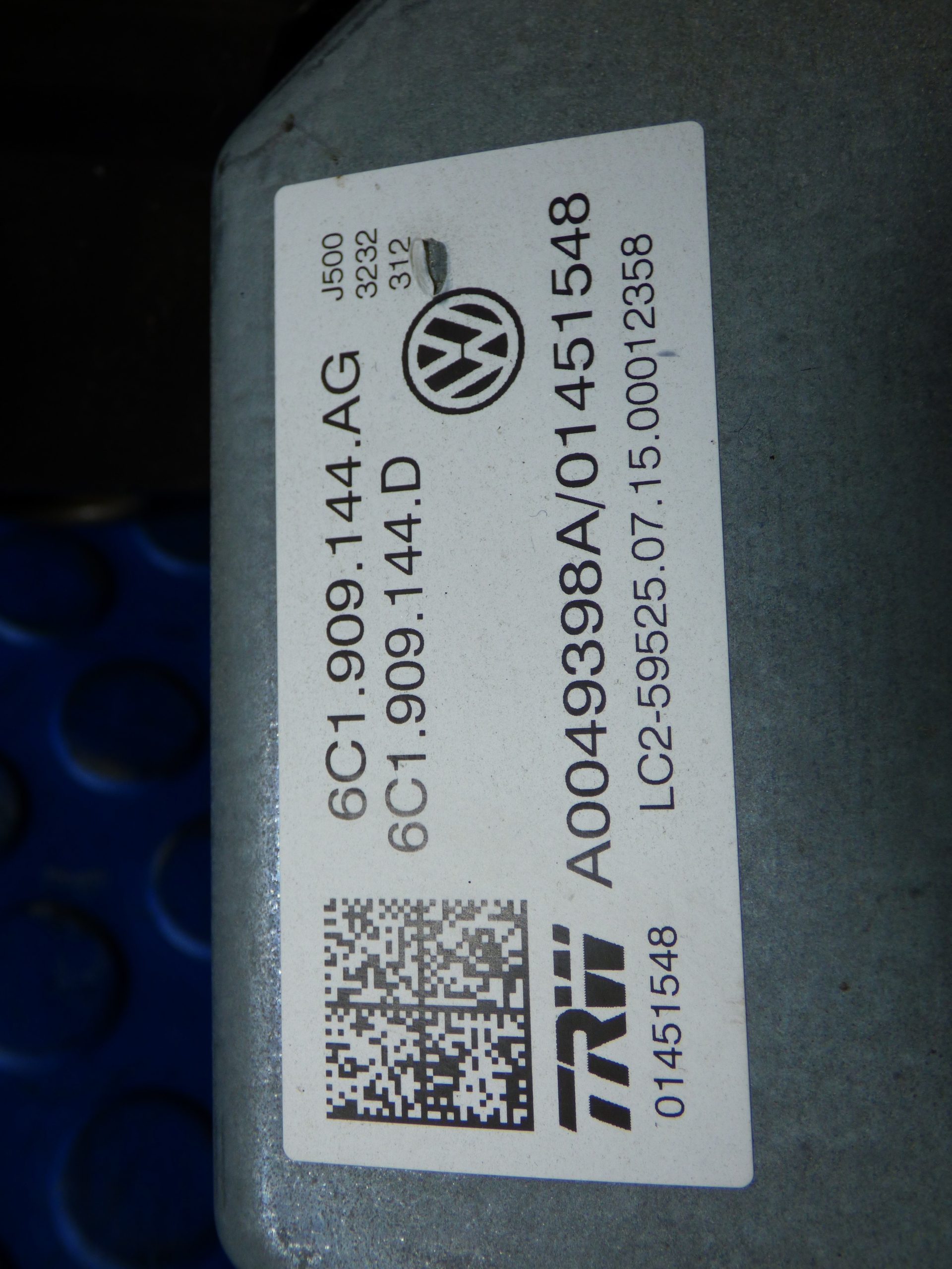 steering wheel rod EUROPA SKODA FABIA III