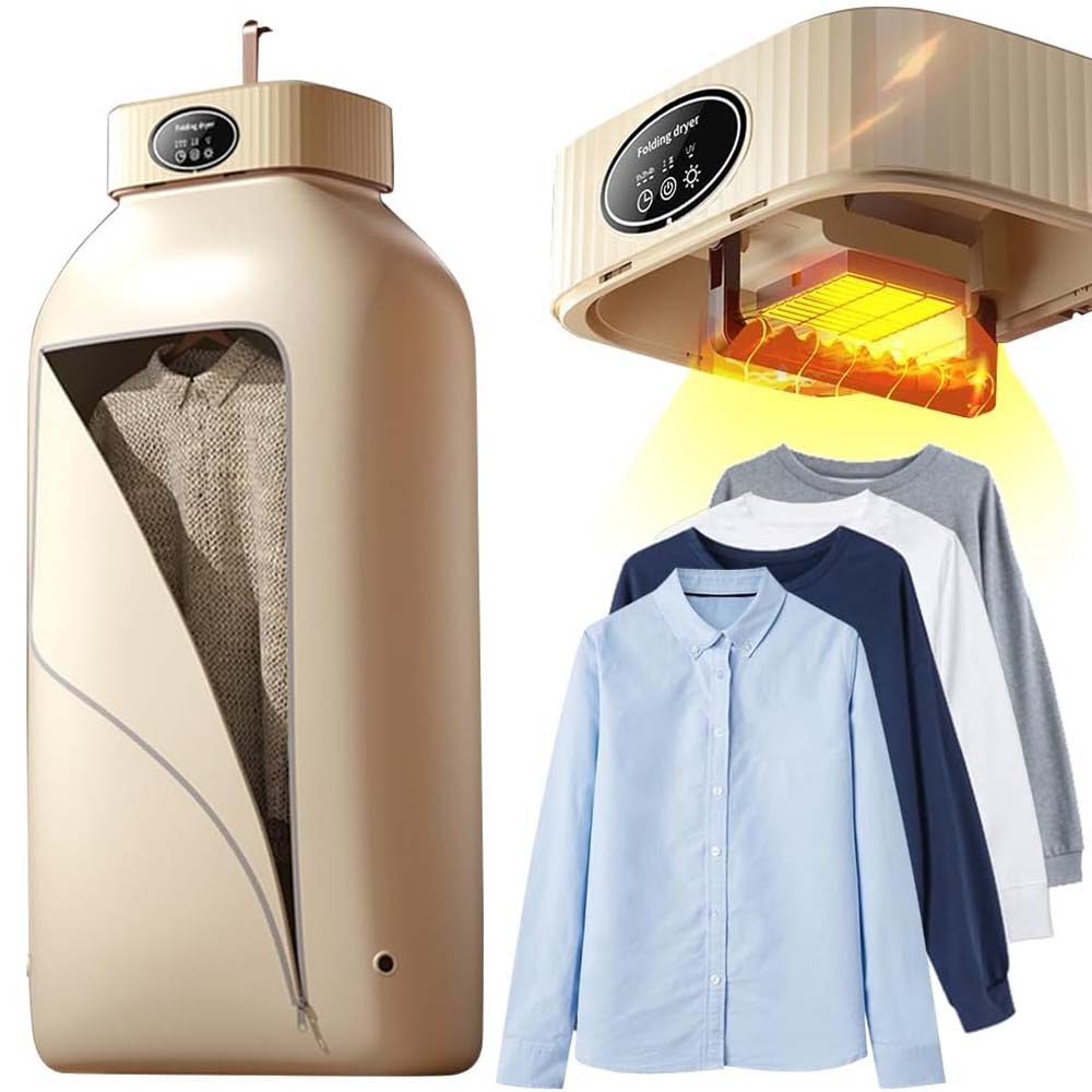 Levně Sušák Na Prádlo Rychlá Elektrická Skládací Přenosná A Domácí 600W