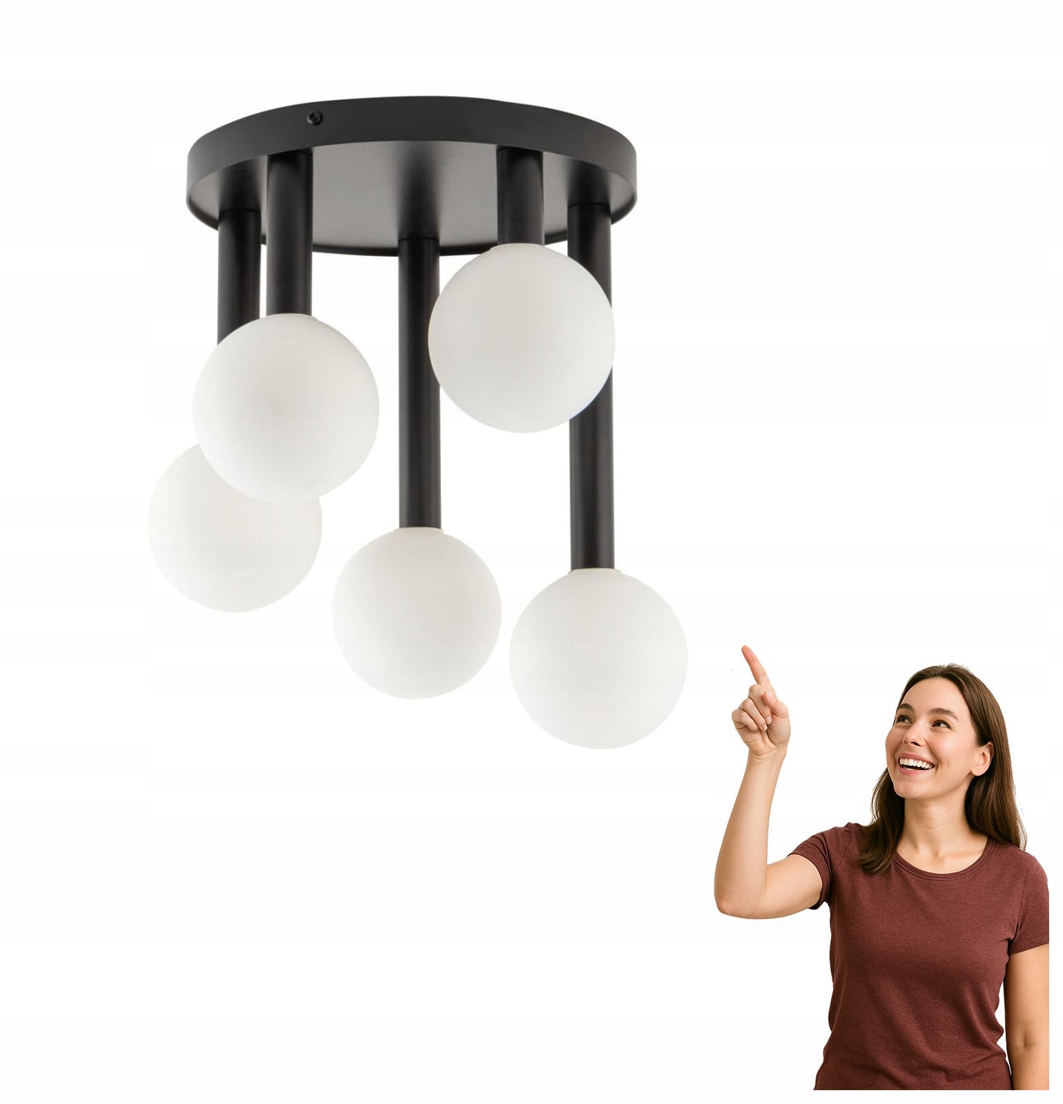 Stropná lampa Perla 5 33485 Sigma Lighting