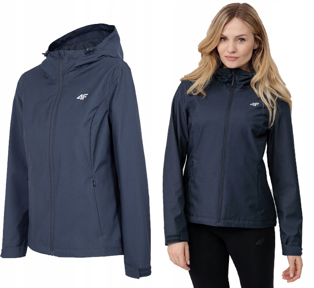 Dámská přechodová bunda 4F KUD351 s kapucí Xs