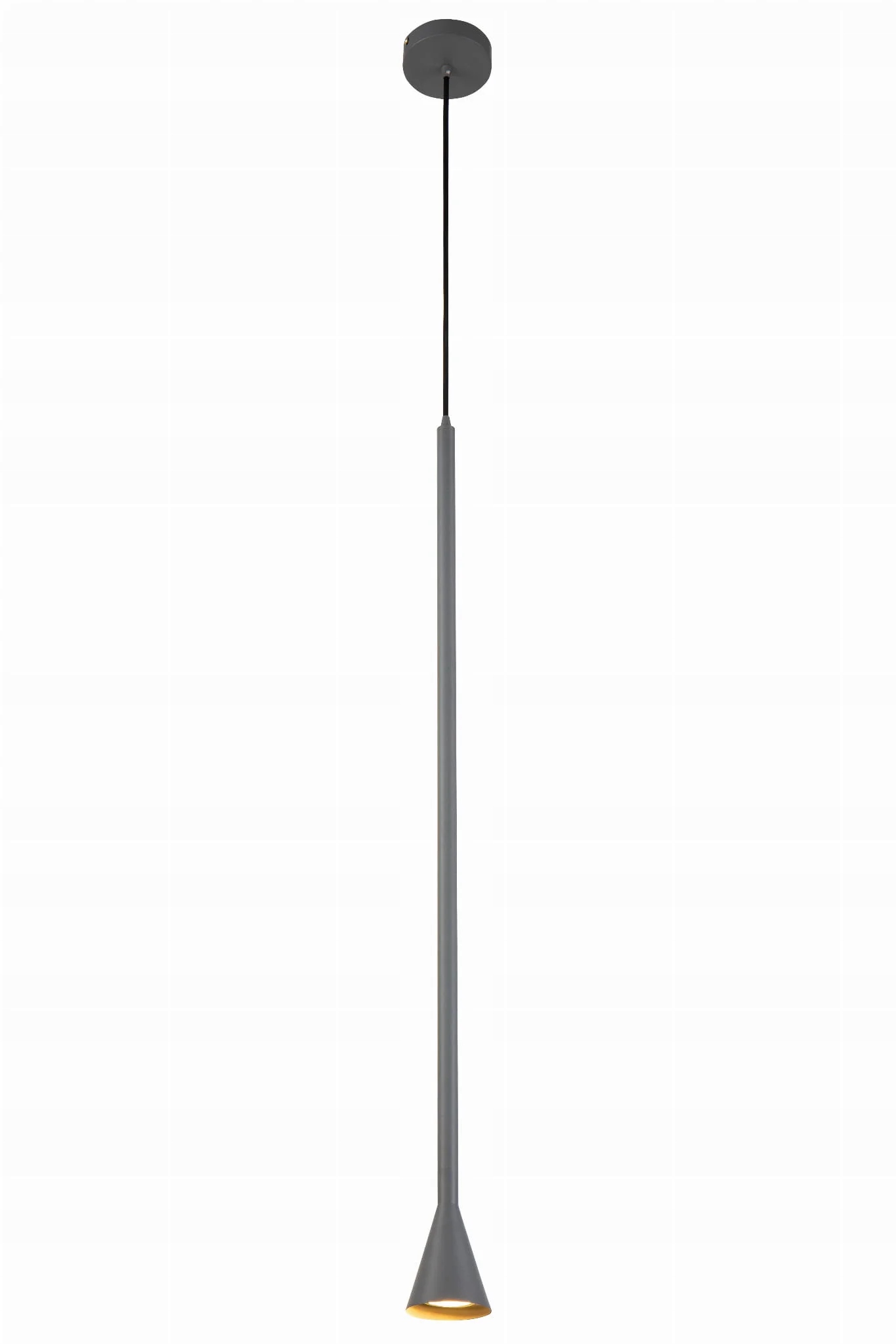 Závěsná lampa lustr tuba šedá Candellux