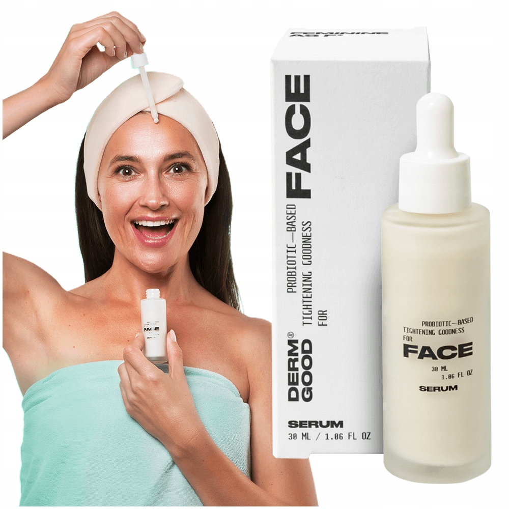 

Nawilżające serum do twarzy z probiotykami Derm Go