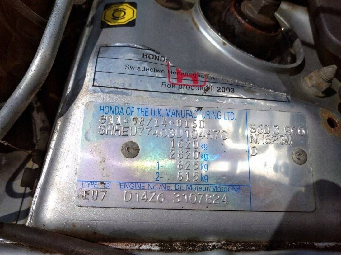 HONDA CIVIC VII 7 01- light REFLEKTOR left front front 33151-S6A-G010-M2