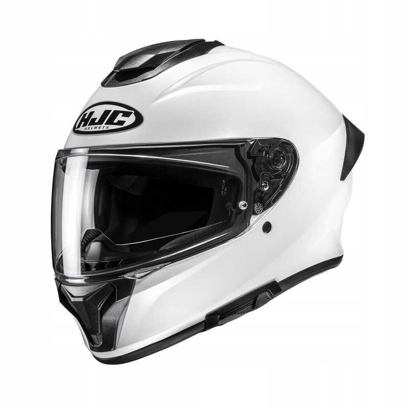 Motocyklová Prilba Hjc C71 Solid Pearl White (L)
