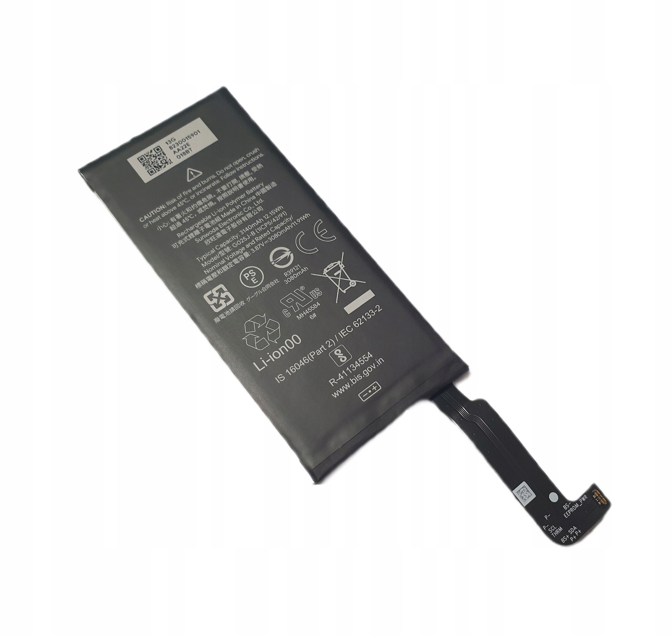 Oryginalna bateria G025J-B 3140mAh Google Pixel 4A G823-00159-01