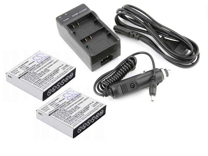 Nabíječka Síť 230V 2x baterie AZ13-1 pro Xiaomi Yi