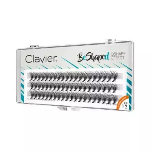 

Clavier Kępki Rzęs BeShaped 9mm, skręt B