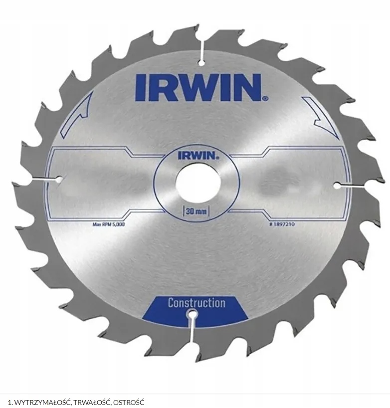Sintrová Pila Na Dřevo 350*30MM/40T 1897215 Irwin