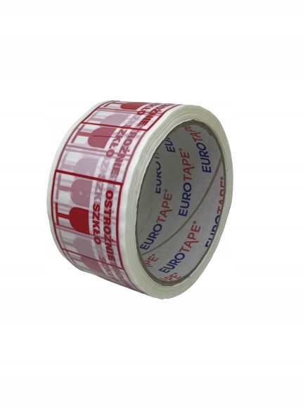 

Taśma z nadrukiem 'ostrożnie Szło' 48mm x 60y