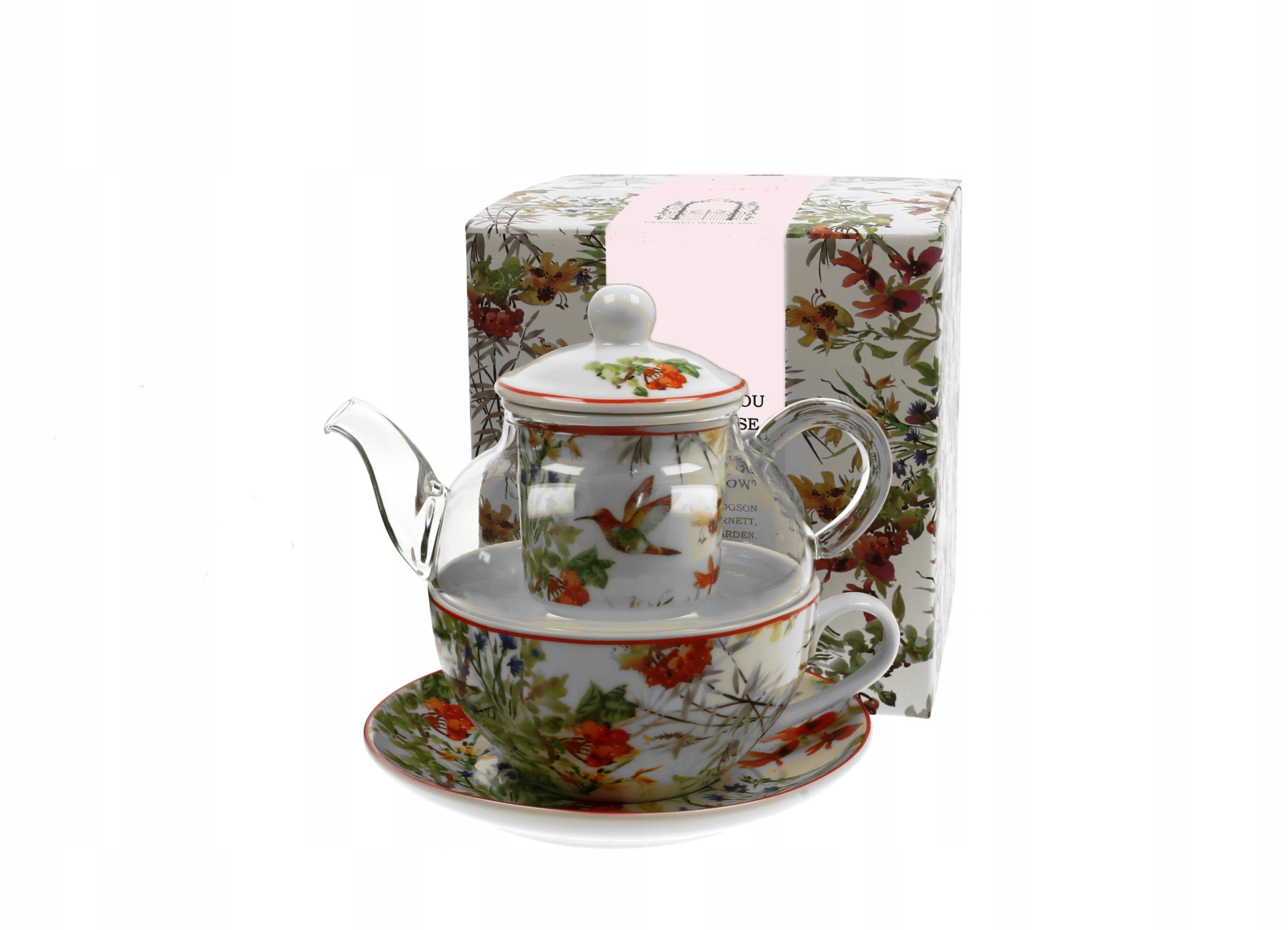 

Filiżanka z dzbankiem szklanym, Tea for One Linnea