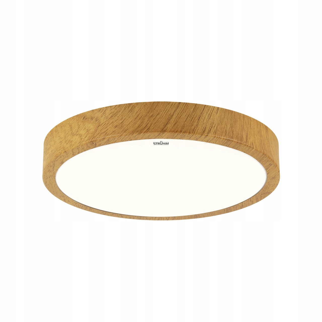 Plafon Lampa Sufitowa 24W Led 4100K Ideus Struhm Atut 04151 Biały Dąb