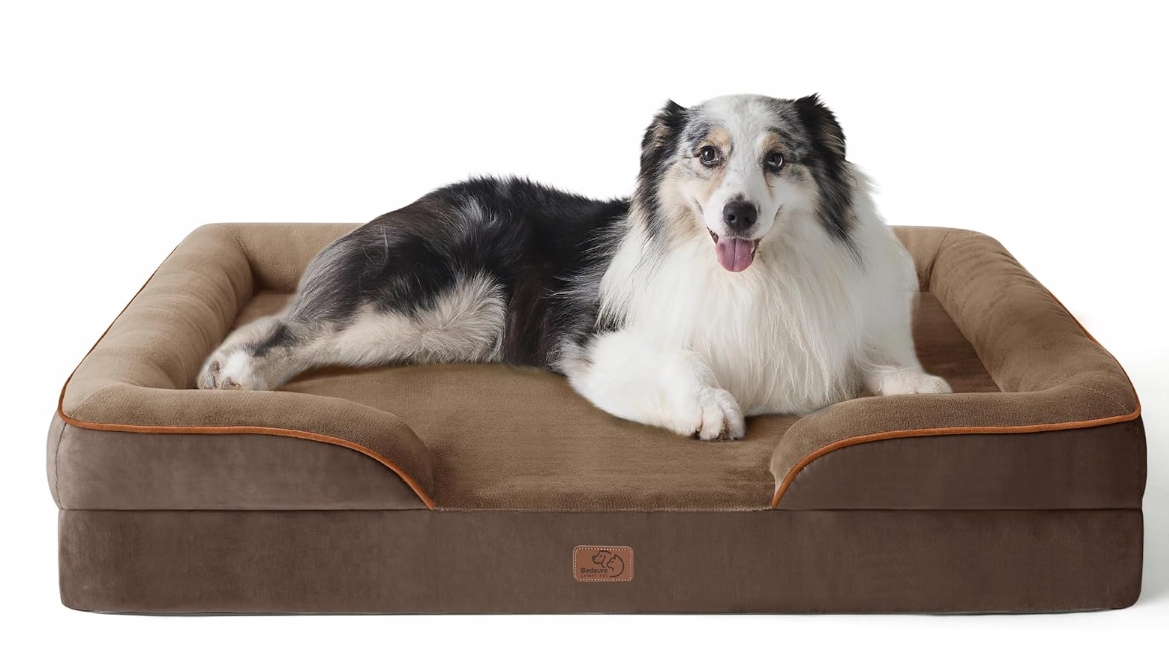Legowisko dla psa Bedsure zmywalne ortopedyczne 106 x 80 x 16 cm