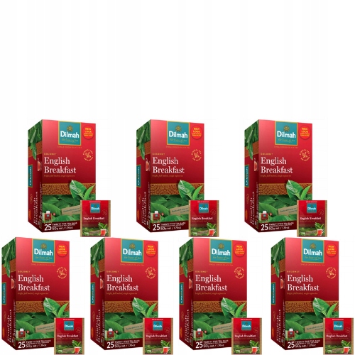 7x Herbata czarna Dilmah English Breakfast