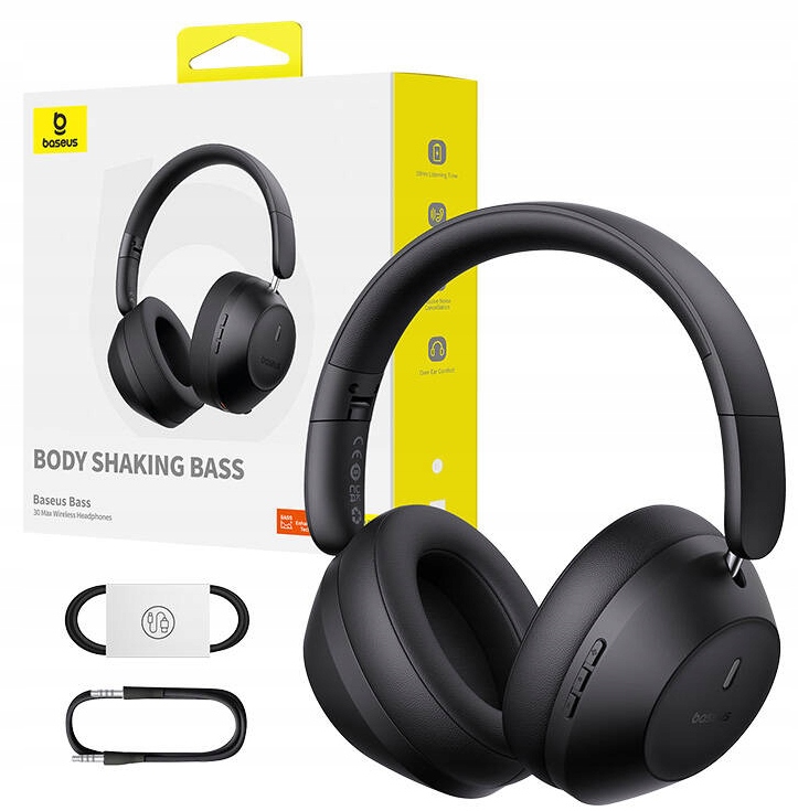 Baseus Bezdrátová sluchátka do uší Bluetooth Bt 5.3 Usb-c Dvojitý mikrofon