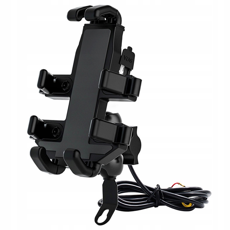 Motocyklowy Uchwyt Telefon Kierownicę Śruba Ramy 3A Qc 3.0 Szybkie Ładowani