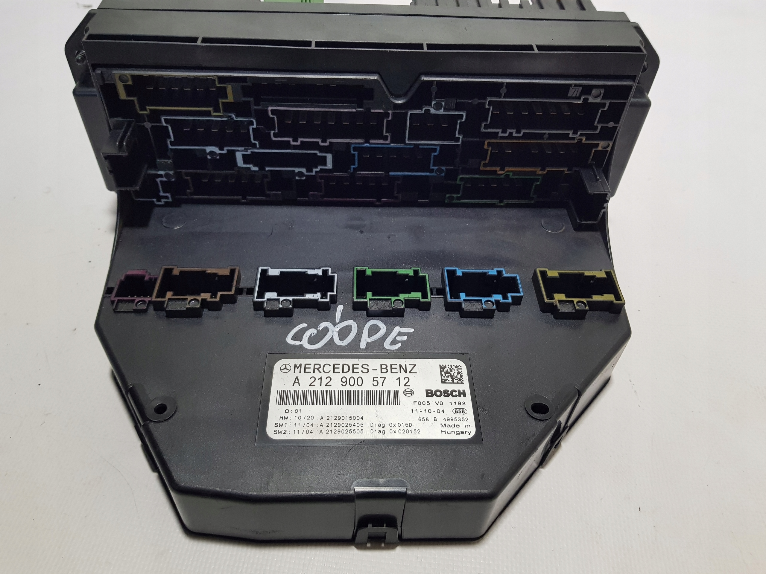 MERCEDES W212 W207 W204 control unit module SAM 2129005712