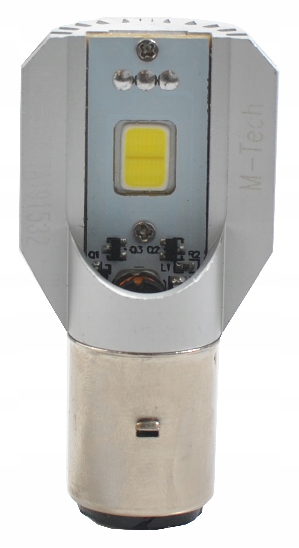 

Żarówka S2 BA20d Led 2x6W biała skuter motocykl