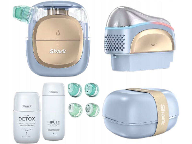 Urządzenie do pielęgnacji twarzy Shark FacialPro Glow FH320 Niebieski