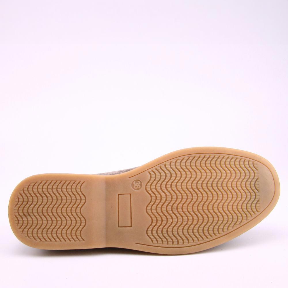 WOJTYŁKO 5W24431 BUTY MOKASYNY DZIECIĘCE ELEGANCKIE SZARE ZAMSZOWE R 36 Kolor szary