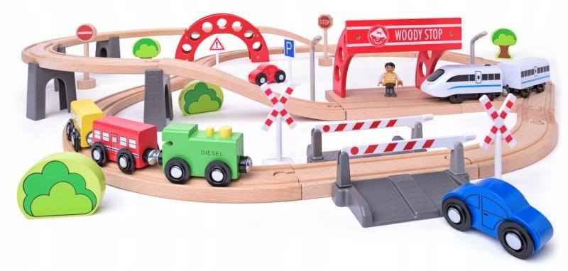 

Zestaw Kolejka Z Elektryczną Lokomotywą Woodyland