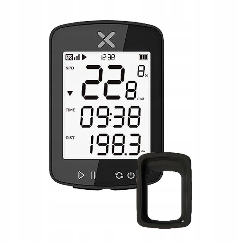 Xoss G2+/G2 Plus Licznik Rowerowy Gps Ant+/bth 5.0 IPX7 wersją 2024 Etui