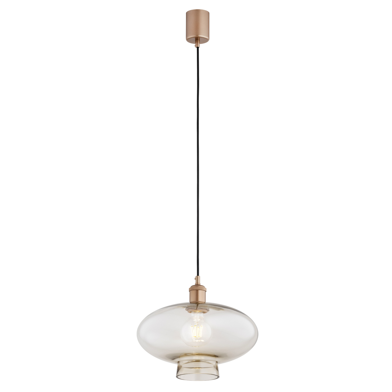 Lampa Wisząca Szklana 1-Płomienna Tresco Argon